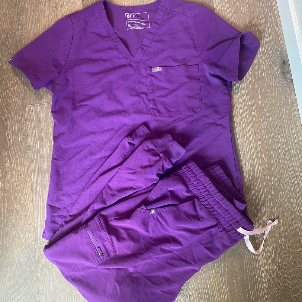 Figs Limited Magic Purple Scrubs M/MP